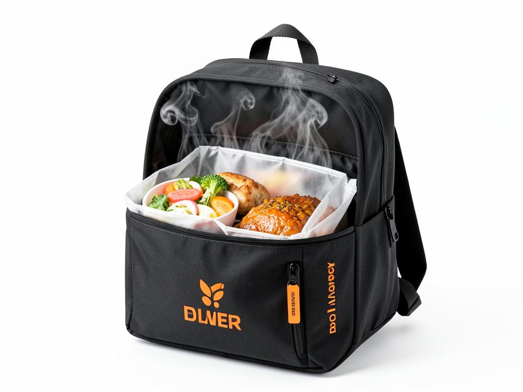 Food packaging and delivery heating solution