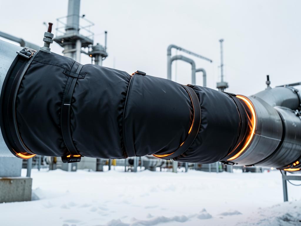 Pipeline heating jacket solution
